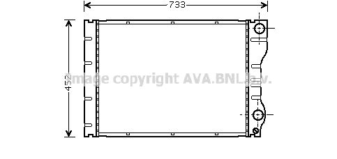 AVA QUALITY COOLING Радиатор, охлаждение двигателя RTA2293